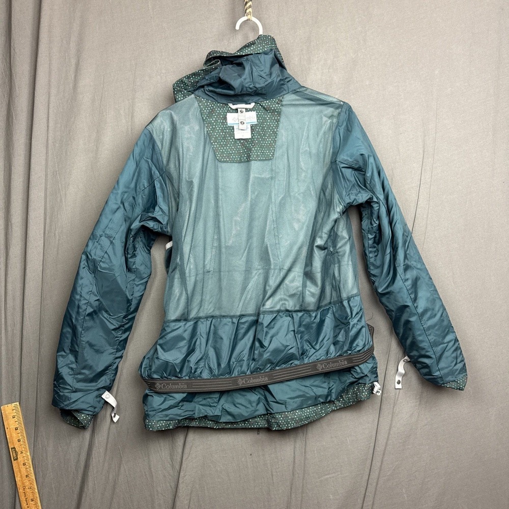 Columbia Interchange 3-in-1 Jacket‎ Women's M Green Hooded Sky Waterproof Winter - Picture 14 of 16